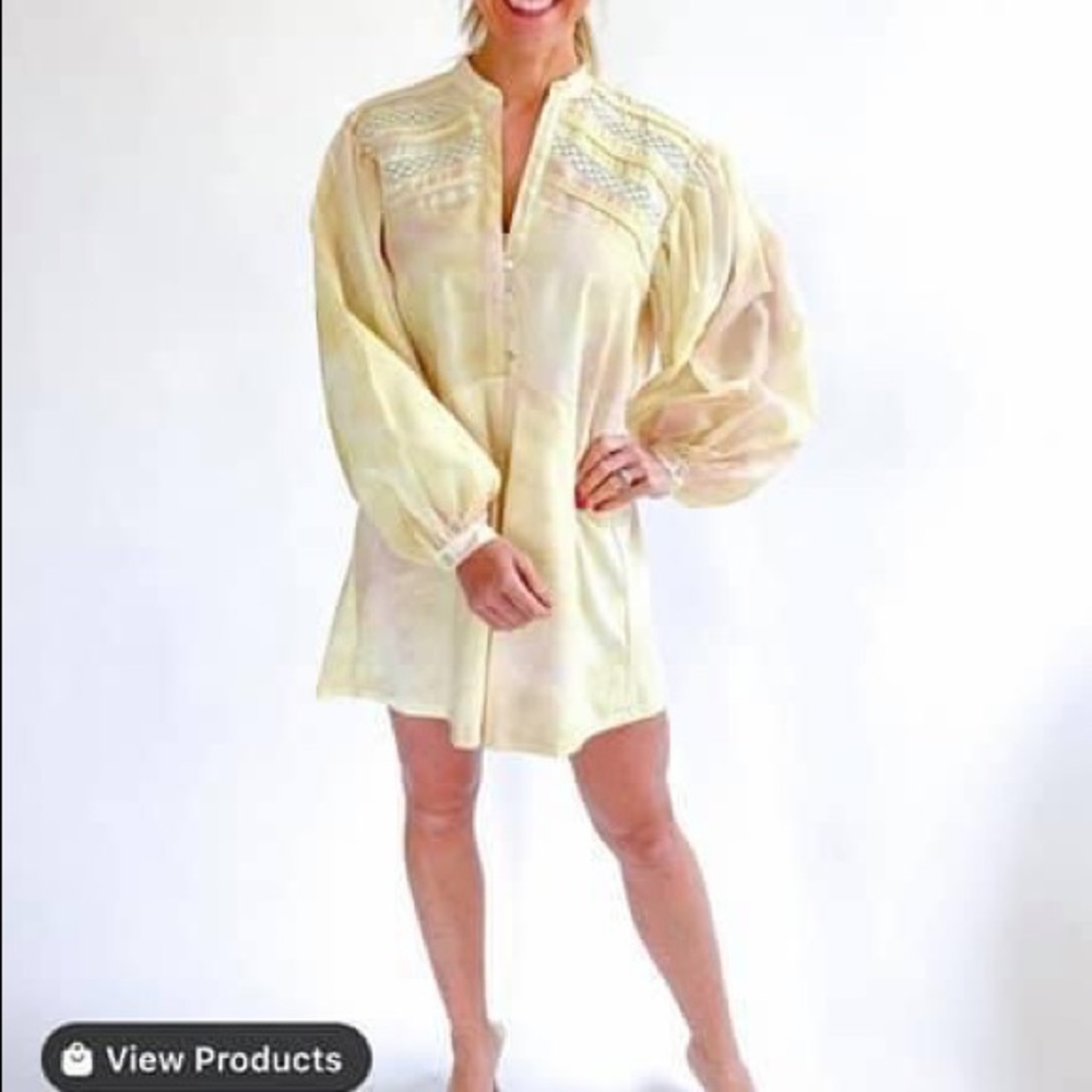 Puff sleeve romper